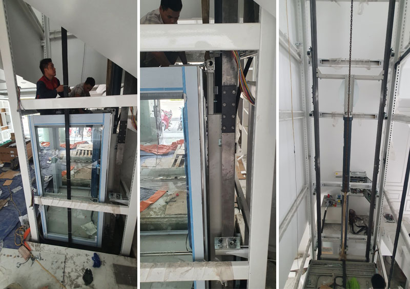 Thi công lắp đặt thang máy tại ELUX VIỆT NAM