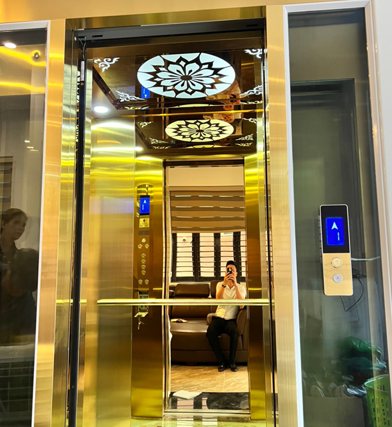Inox gương trong cabin thang máy