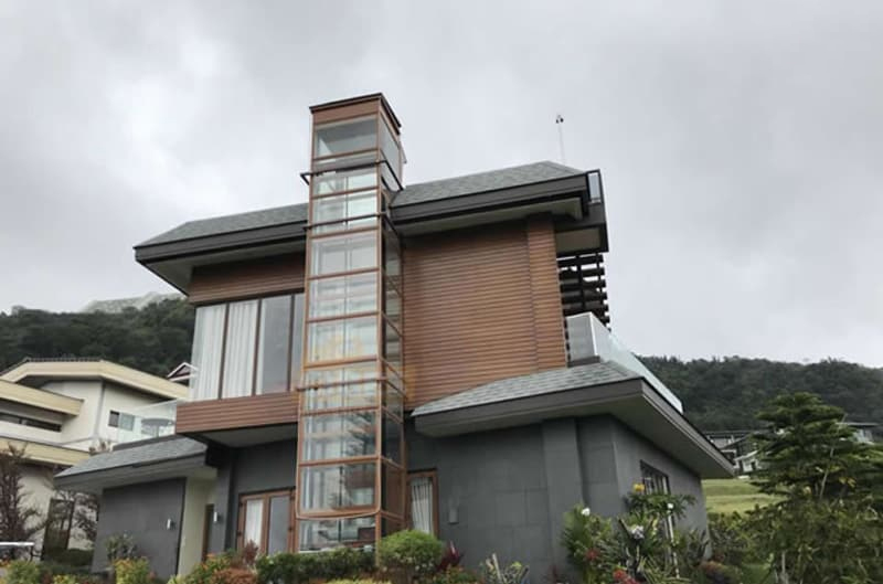 Vị trí lắp đặt thang máy ở ngoài trời