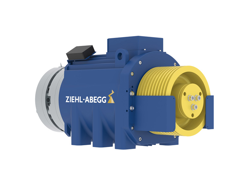 Mẫu động cơ thang máy Ziehl – Abegg