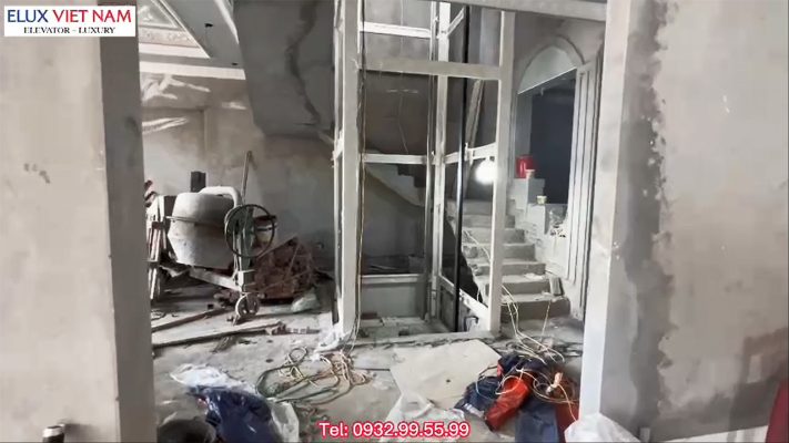 Công trình lắp đặt thang máy gia đình tại An Dương - Hải Phòng
